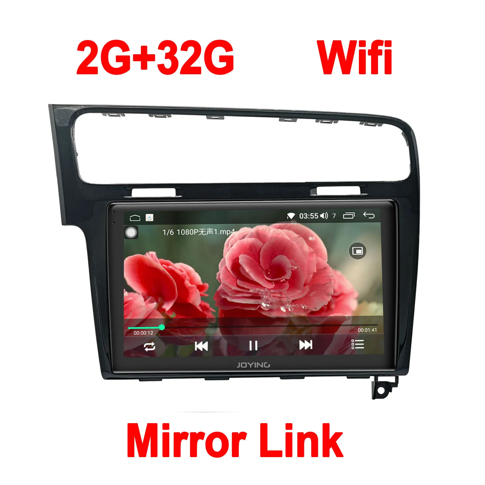 JY-VO154N3 32G/64G Автомобильная стерео ips Bluetooth FM 1Din Автомагнитола для Фольксваген Гольф 7 MK7 2013 серебро/темно-серый gps - Цвет: JY-VO154N3