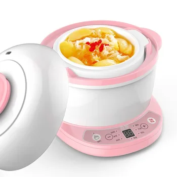 

220V Ceramic Electric Slow Cookers Slow Pot Slow Cooker Ceramic Bear Ceramic Stew Pot Full Automatic Keep Warm Slow Cooker
