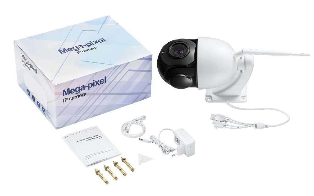 5MP 20X Оптический зум WiFi PTZ IP Камера POE P2P наружного видеонаблюдения аудио монитор обнаружения движения Беспроводной H.265 Onvif ИК 100 м