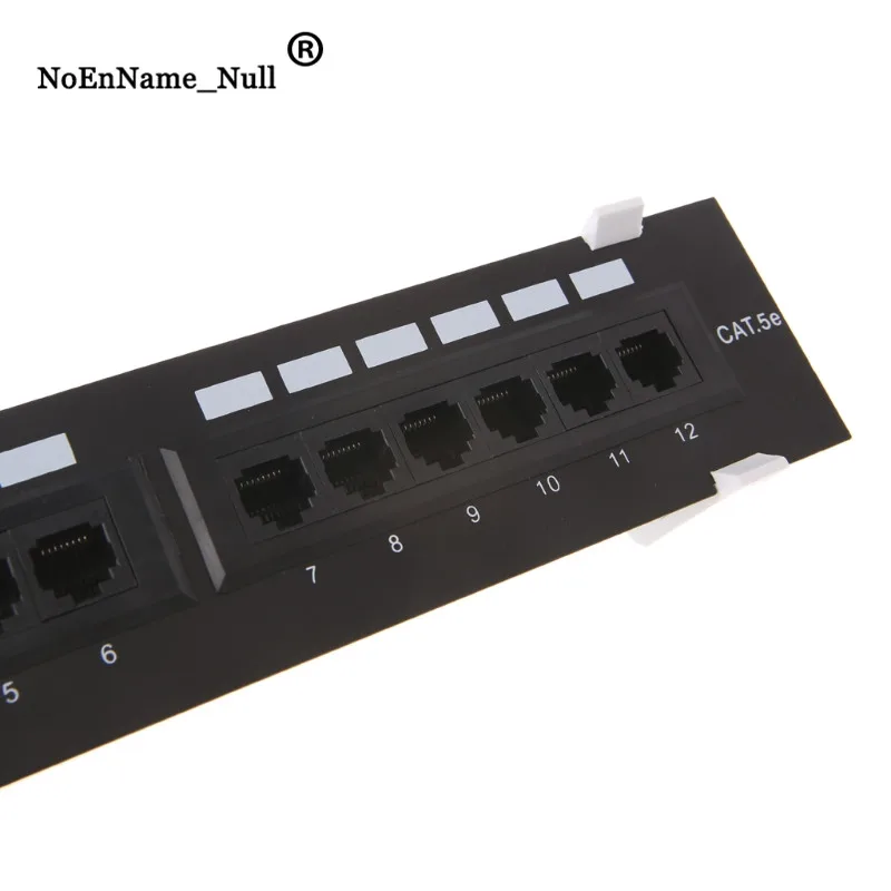 Настенный держатель монитора 12 портов CAT5 CAT5E Патч-панель RJ45 сетевой настенный держатель для ванной комнаты кронштейн