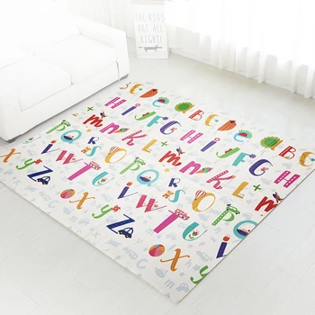 

200CMx180CMx1CM Kids Rug XPE Activity Folding Crawling Baby Play Mat Carpet Developing Mat Puzzle Game Pad Toys for Children
