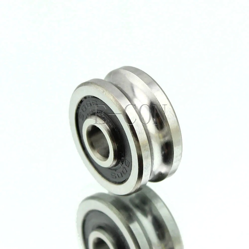 

1/2/5/10PCS SG66 U Groove 6*22*10mm Sealed Ball Track Guide Bearing Textile Machine Hi-Q