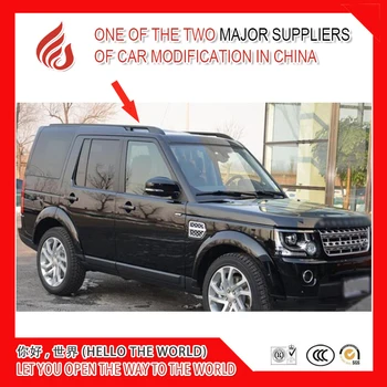 

High quality silver black color screw install aluminium alloy side rail bar roof rack for Discovery 3 LR3