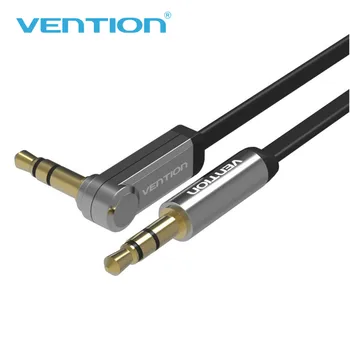 

VENTION 3.5mm Jack Audio Cable 90 Degree Right Angle Flat Aux Cable 2m for iPhone Car MP3/4 Headphone Beats Speaker Aux Cord