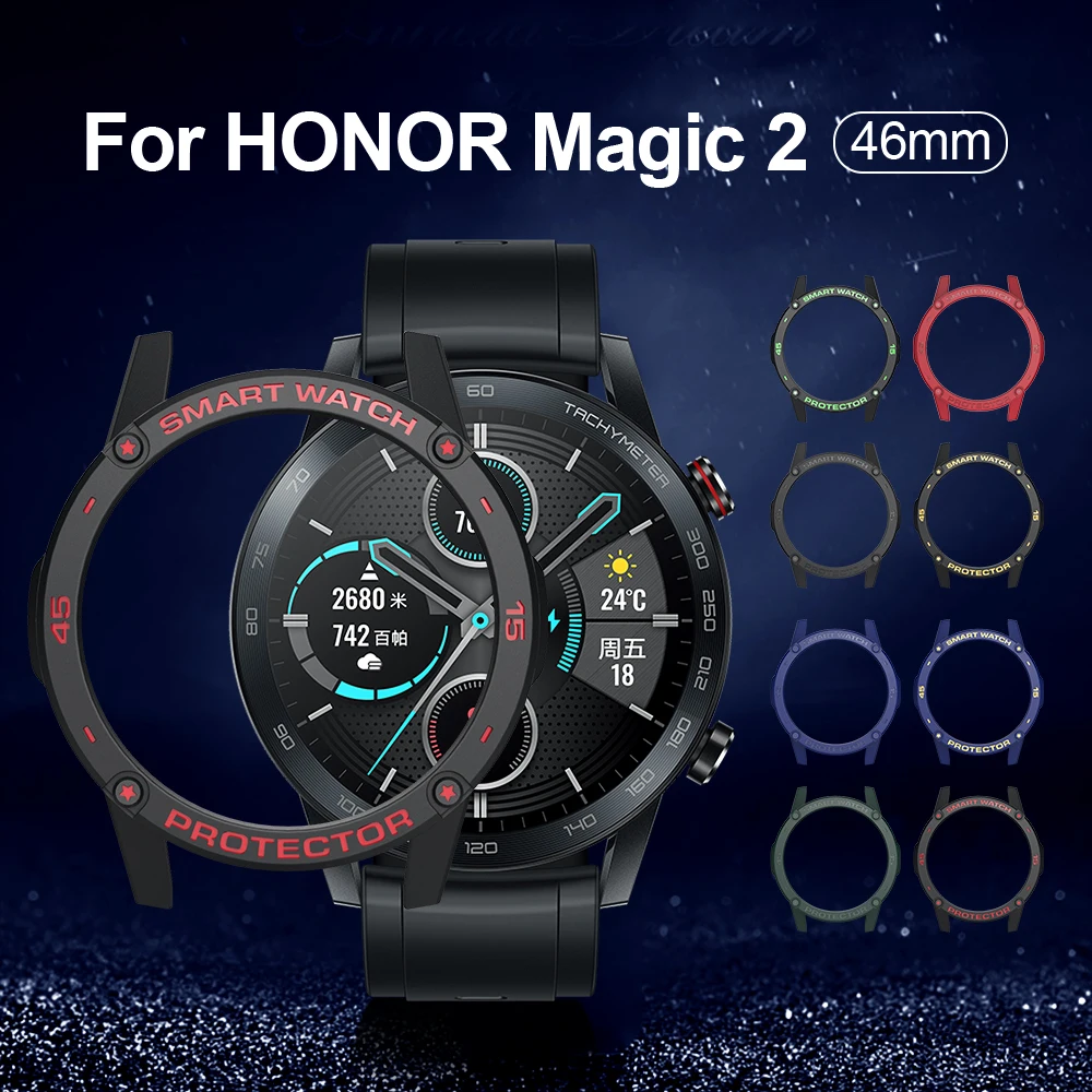 Huawei Honor magic2 46MM 스마트 워치 46mm TPU 스마트 워치 스케일 다이얼 소프트 보호 쉘 46mm 액세서리 용 시계 케이스