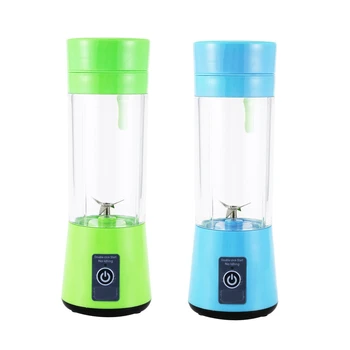 

USB Rechargeable, Small Blender Single Serve, Personal Size Blender Handheld Sized Travel Blender Juicer Cup 380Ml