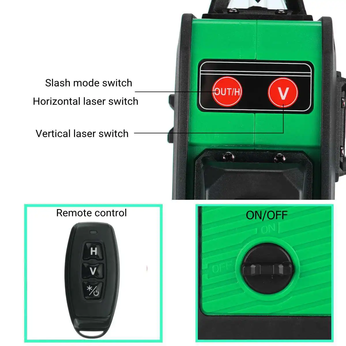 laser verde auto-nivelamento 360 horizontal vertical cruz
