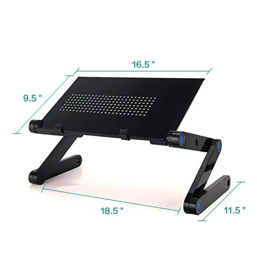  Micoe Laptop stand folding table portable folding aluminum alloy adjustable with mouse holder