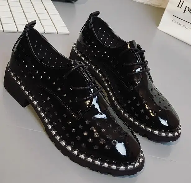 Новинка; модная женская повседневная обувь на шнуровке с вырезами; zapatillas mujer; удобная дышащая женская обувь; Размеры 35-40