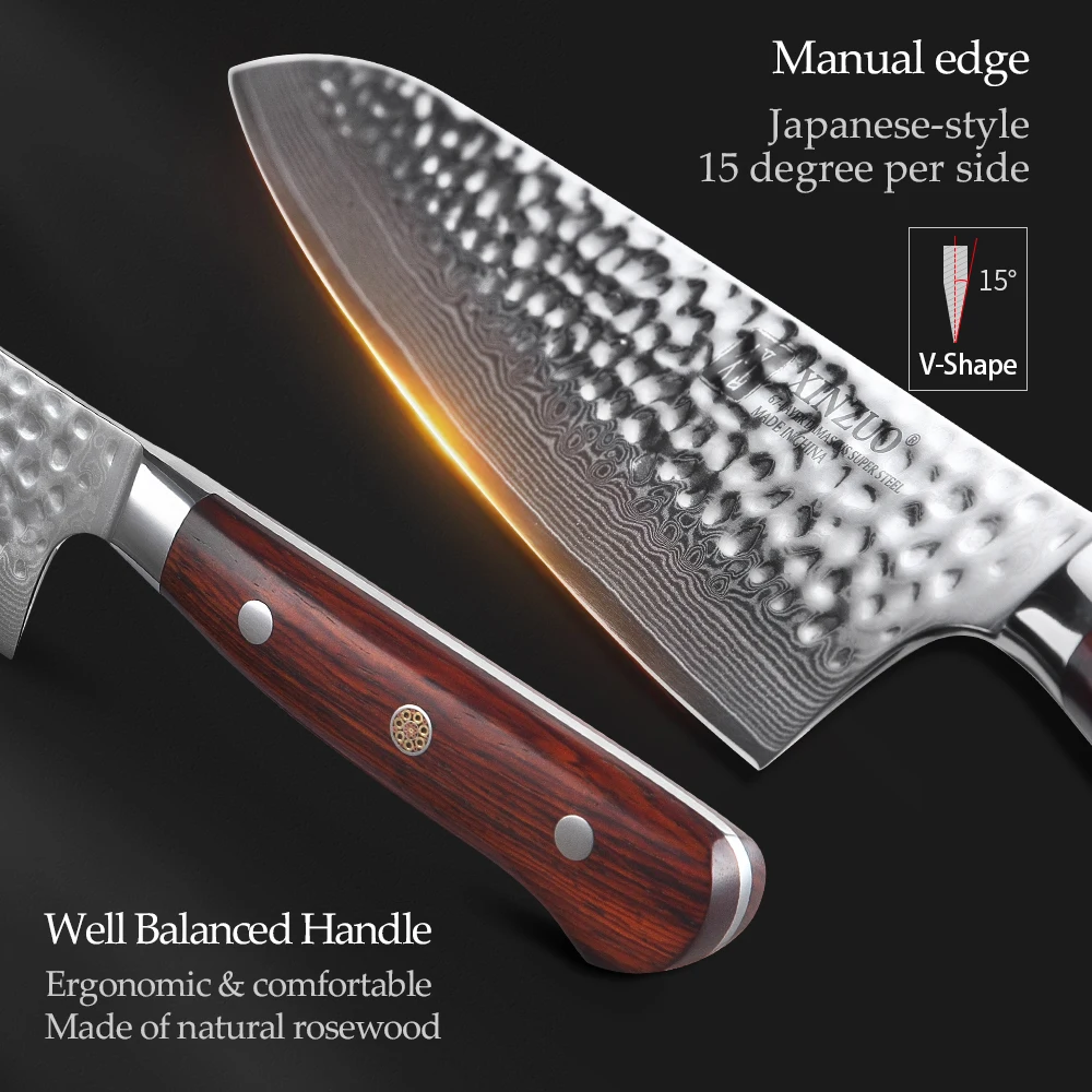 Нож шеф повара vg10 из дамасской стали 8 5 дюйма|damascus kitchen|knife damascus kitchenchef knife |