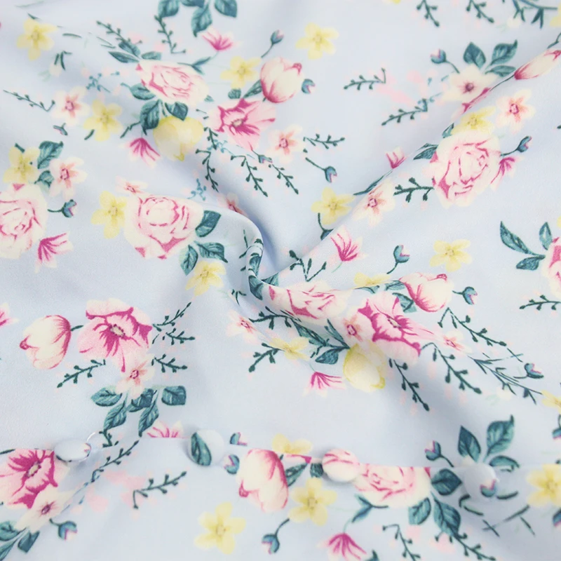 Floral Print Mini Dress Women Ruffles Puff Sleeve Buttons Square Collar ...