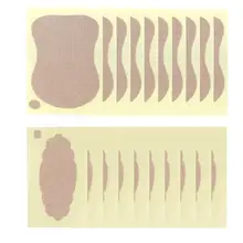 10pcs/Bag Women Armpits Anti Sweat Pads Foot Underarm Perspiration Patch