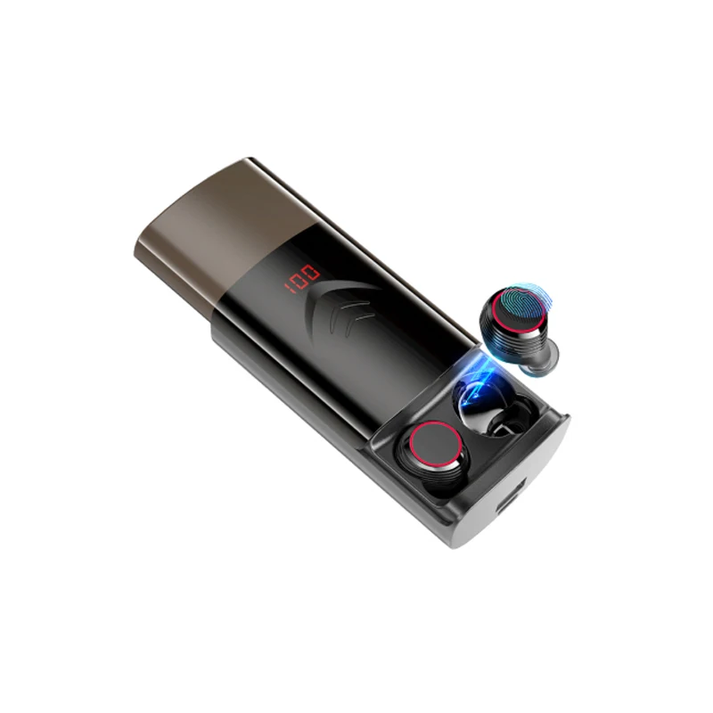 

DOCIDACI T9 TWS Wireless Bluetooth Headphone 5.0 Stereo HIFI Noise Reduction Sports Earphone With 6000mAh Charging Case