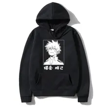 

Japanese Anime My Boku No Hero Academia Katsuki Bakugou Hoodie Long Sleeve Novelty Soft Hoodies Men Women Oversized Sweatshirt