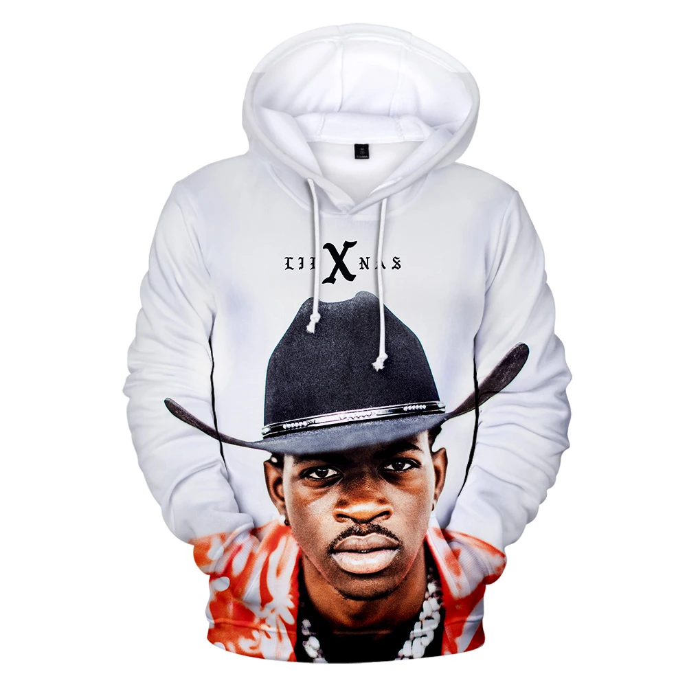 Толстовка Lil Nas X с 3D принтом для мужчин и женщин модная повседневная худи в стиле