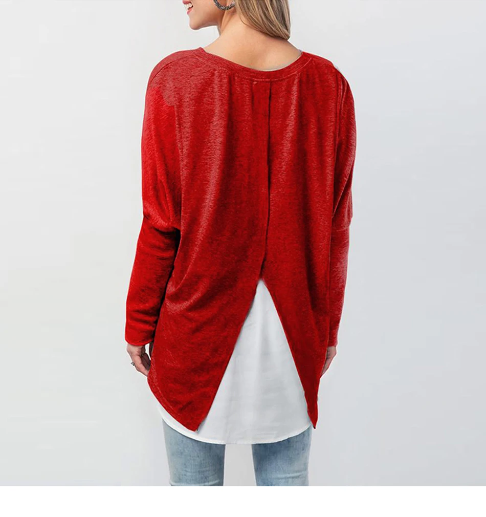 5XL размера плюс, Женские топы и блузки с принтом Санта Клауса, несимметричная блузка, женские повседневные Пуловеры с круглым вырезом и длинным рукавом на Рождество
