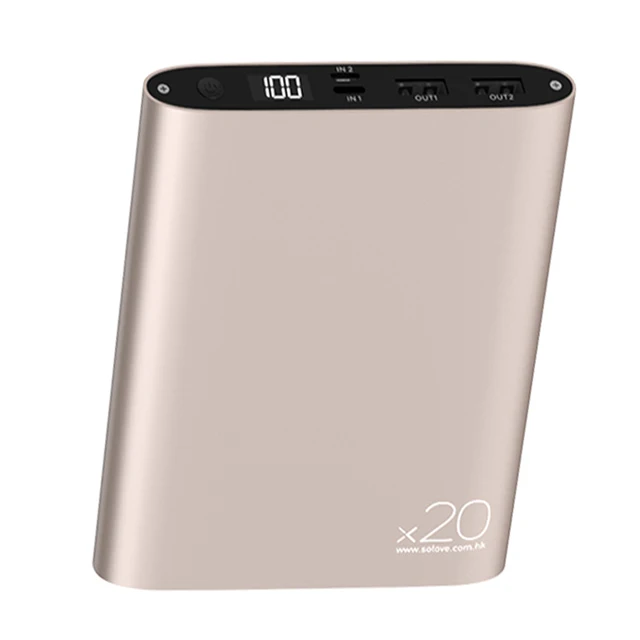 Solove Power Bank 20000mah Portable Charger Quick Charge Mini Solove Power Bank 20000mah Portable Charger Quick Charge Mini
