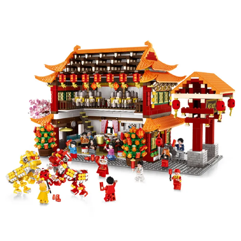 lego chinese new year dragon