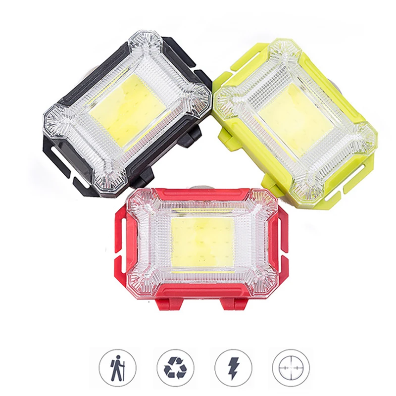 Mini COB LED Headlamp Headlight AAA Flashlight Head Torch Light Outdoor Camping  6.5X4.5CM Lanterna 40NOV2807