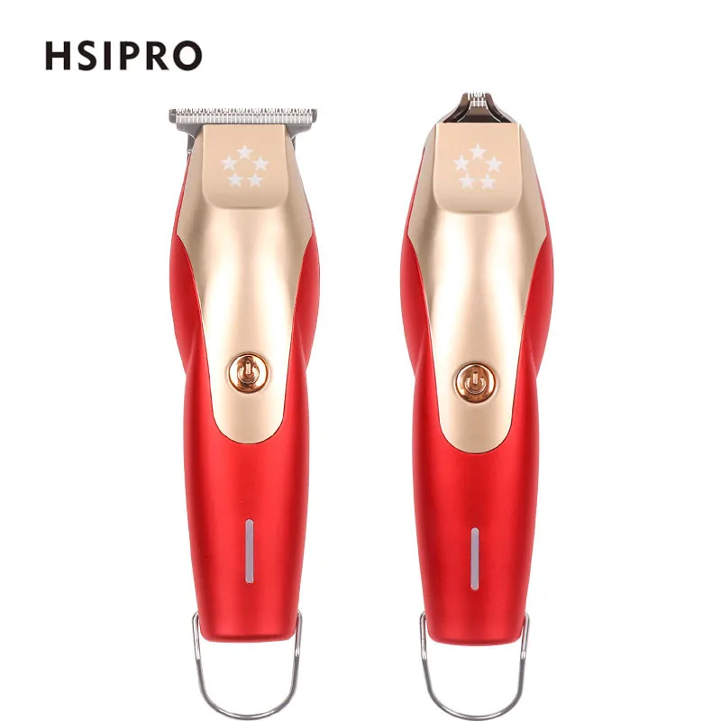

HSIPRO USB Charging Hair Clipper Multifunctional 2 in 1 Carving Cutter for Hair Design Large Capacity Battery Low Noise