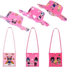 Сюрприз L.O.L! Миниатюрные сумки через плечо для девушек, сумки через плечо, сумка-мессенджер для кукол Лол, Мультяшные маленькие дикие сумки с комплектом шляп Сюрприз L.O.L! Миниатюрные сумки через плечо для девушек, сумки через плечо, сумка-мессенджер для кукол Лол, Мультяшные маленькие дикие сумки с комплектом шляп