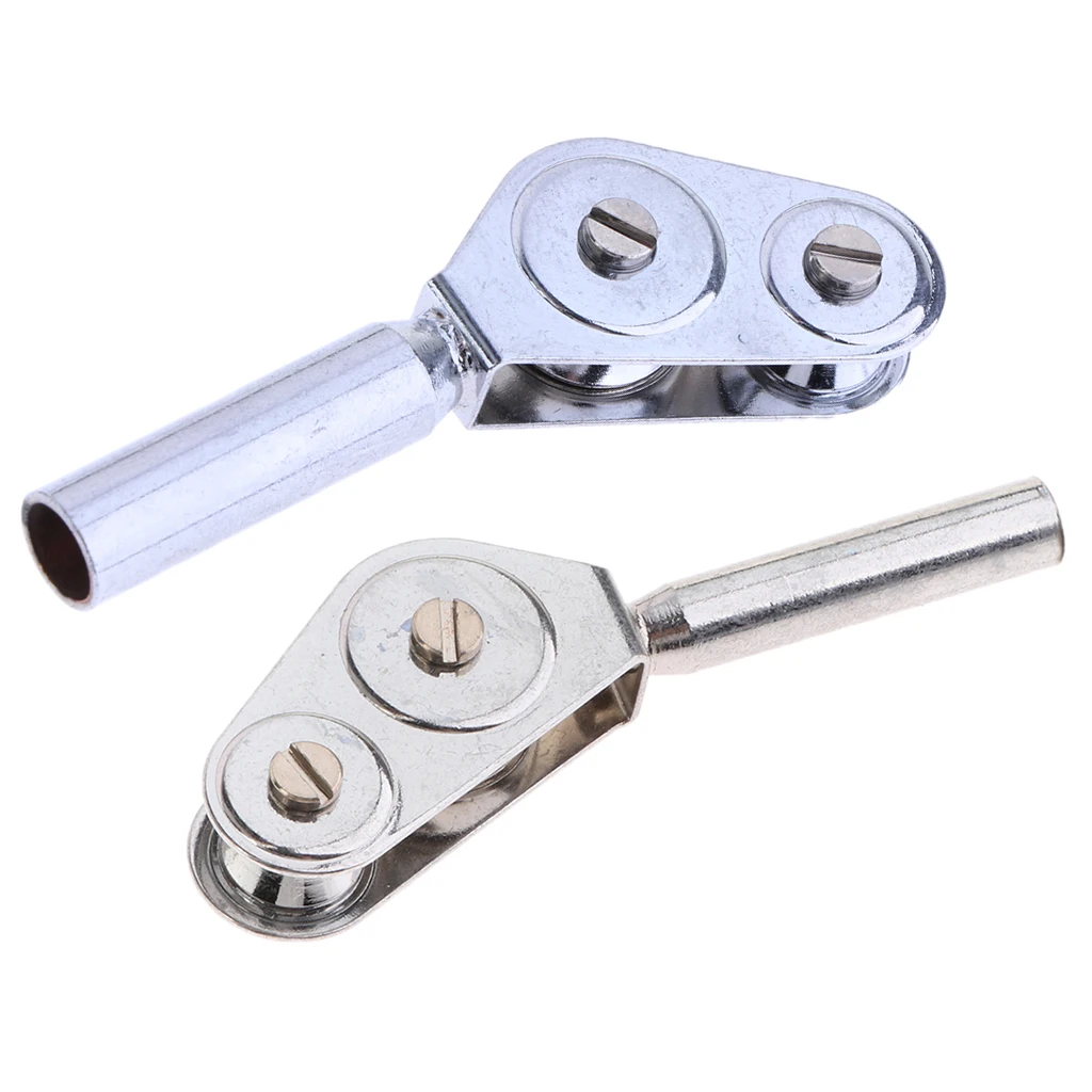 1 Piece Double Roller Fishing Rod Guide Tip Durable Pulley Ring Rod Guide Tips Sea Fishing Boat Trolling Tools 2 sizes