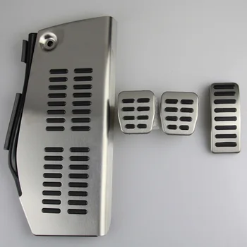 

LHD Pedal For Volkswagen Polo vw Golf 4 Bora Beetle RSi GTI R32 for Audi A3 SEAT Leon 1M Toledo 1L Stainless Steel Pad Foot Rest