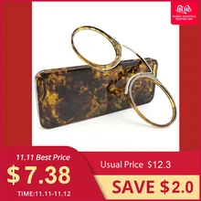 YDO Новые складные очки для чтения с зажимом для носа для женщин и мужчин, бифокальные очки для чтения лекций 1, 2, 2,5, 3, Гибкие портативные очки для чтения