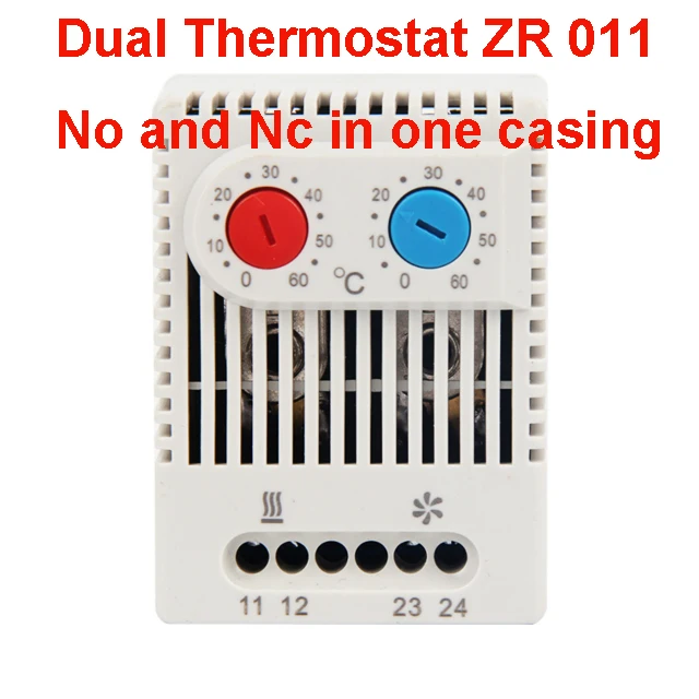 KTO011 NC(нормально закрытый) KTS011 NO(нормально открытый) настраиваемый регулятор температуры термостата - Цвет: 5