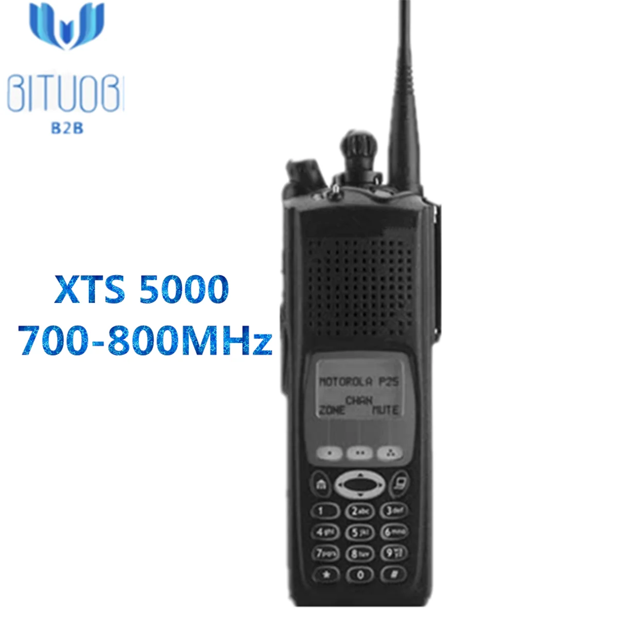 Цифровая рация XTS5000 P25 M3 800 МГц адаптируется к суровым условиям портативная 1000