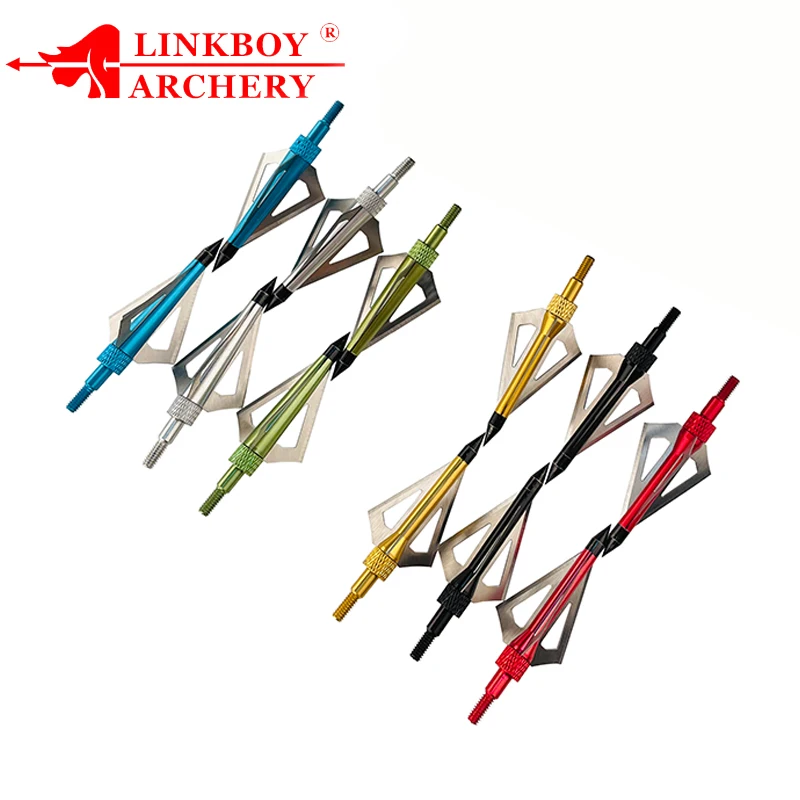 

12pcs Broadheads 8/32 100gr 125gr Points Tips A Box for Carbon Arrows Arrowheads for Compound Bow Accessories