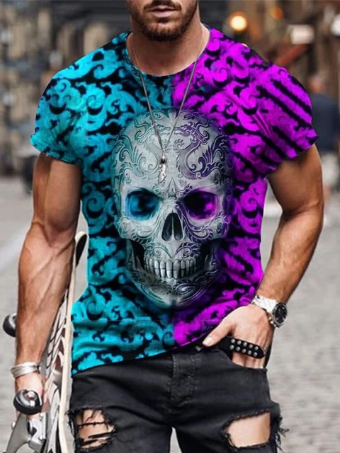 ホワイトブラウン ppfm many skull design Tee - 通販 - katelectrical.com