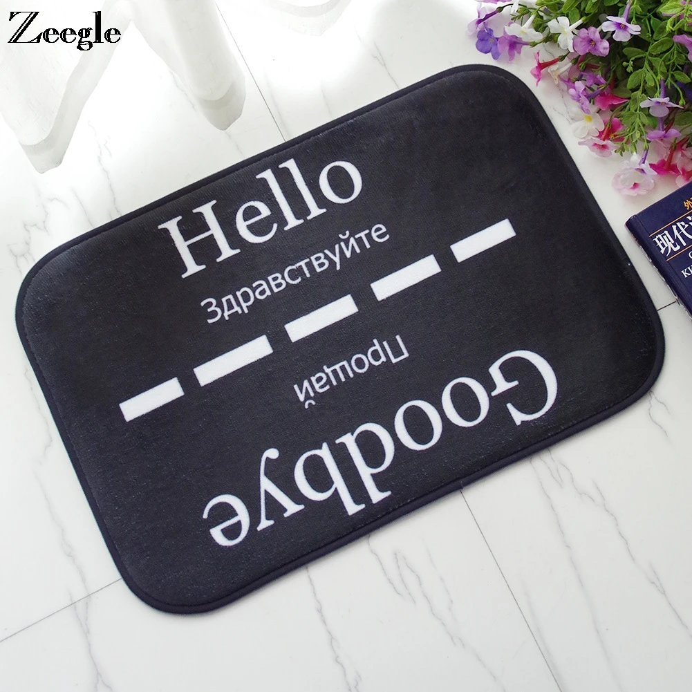 Zeegle напольный коврик дверной коврик фланелевый мягкий коврик для прихожей детская комната коврик прикроватный ковер коврик нескользящий коврик для ванной комнаты коврик под дверь спальни