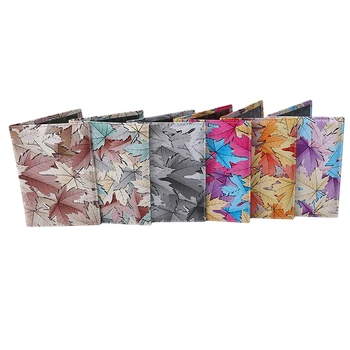 

Maple Leaf PU Leather Russia USA Spain France Passport Covers Passport Holder Men WomenTravelling Passports Case