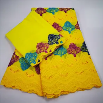 

african lace fabric 2020 high quality lace 100%cotton swiss voile lace in switzerland newest french nigerian cotton lace 7yards