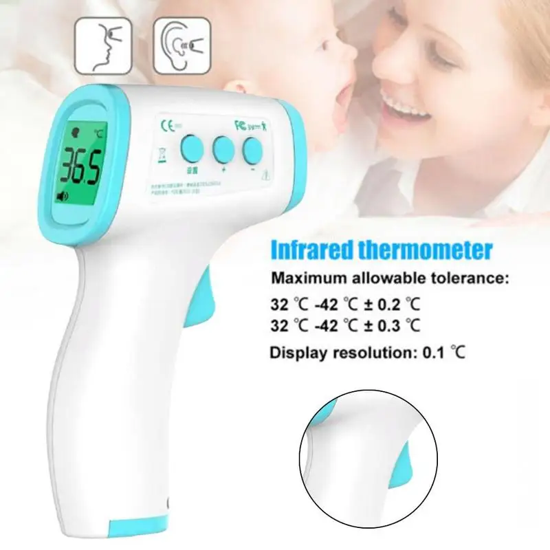 

IR Infrared Digital Non-Contact Forehead Thermometer Baby Adult Ear Temperature