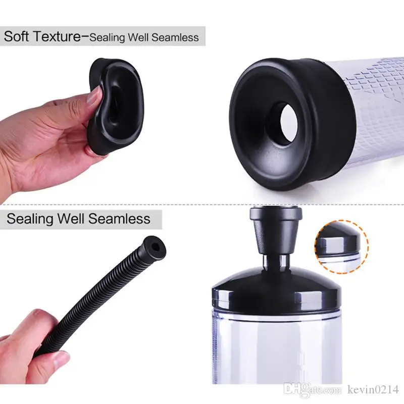 New 7 Models Male Vacuum Penis Pump Phallus Enlargement Extensions Device Penis Extender Sex Products Pumps & Enlargers for Men B2-4-2