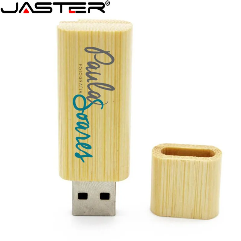 USB флеш накопитель JASTER в деревянной бамбуковой коробке 4/8/16/32/64 ГБ|USB