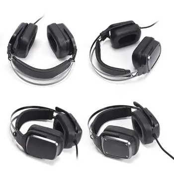 

1Pair Replacement Earpads Soft Ear Cover Cushion for Razer Tiamat 7.1 V2/2.2 V2