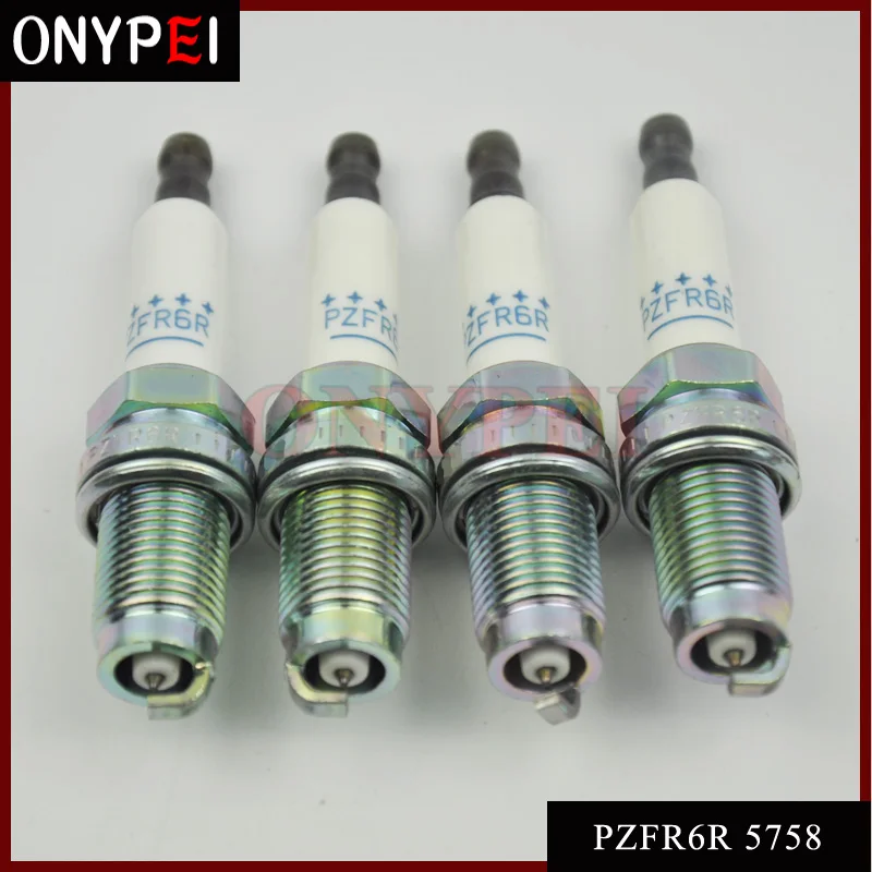 4pcs/lot Laser Iridium Spark Plug PZFR6R 5758 For A1 A3 Passat EOS Skoda Seat PZFR6R-5758 | Автомобили и мотоциклы