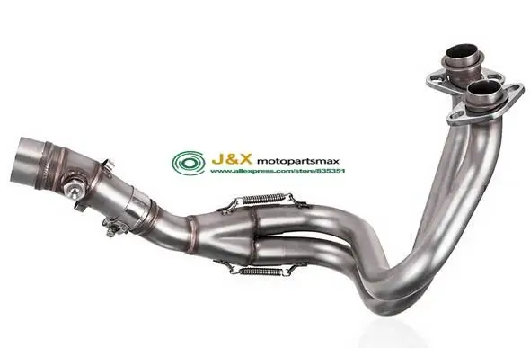 ER-6N ER-6F NINJA 650 мотоциклетная выхлопная система средняя Соединительная труба+ глушитель для Kawasaki ER6N ER6F NINJA650 2012