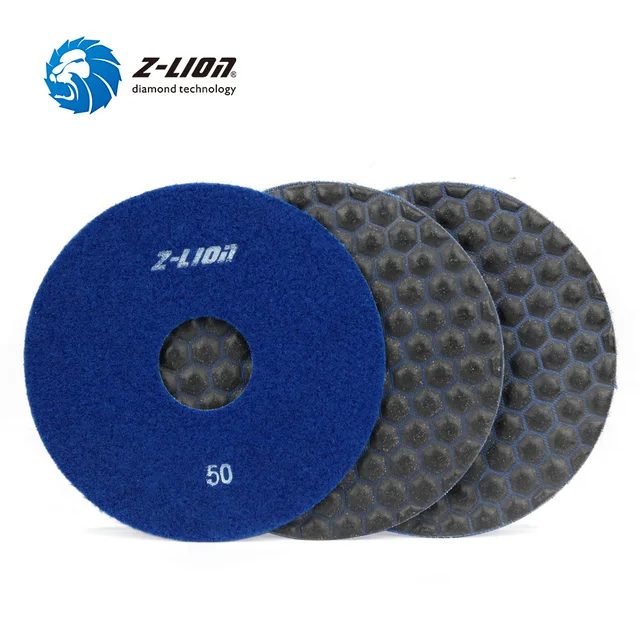 Z-LION 3pcs 6 Diamond Polishing Pads 150mm: Achieve Professional Results in Home DIY Projects