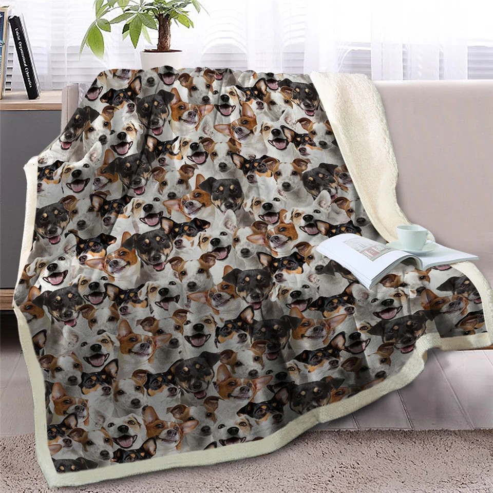 Blesslive Basset Hound пледы одеяло на кровать 3D Собака Животное шерпа Флисовое одеяло Спрингер спаниель покрывала коричневое тонкое одеяло
