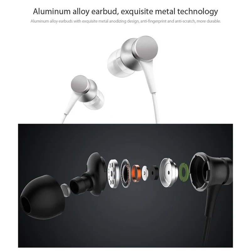 Оригинальные наушники XIAOMI Piston 3 Fresh Youth Version Mi In-Ear 3,5 мм цветные наушники для Mi4 4C 4S 5 5S 5X 5S Red MI 5 5plus