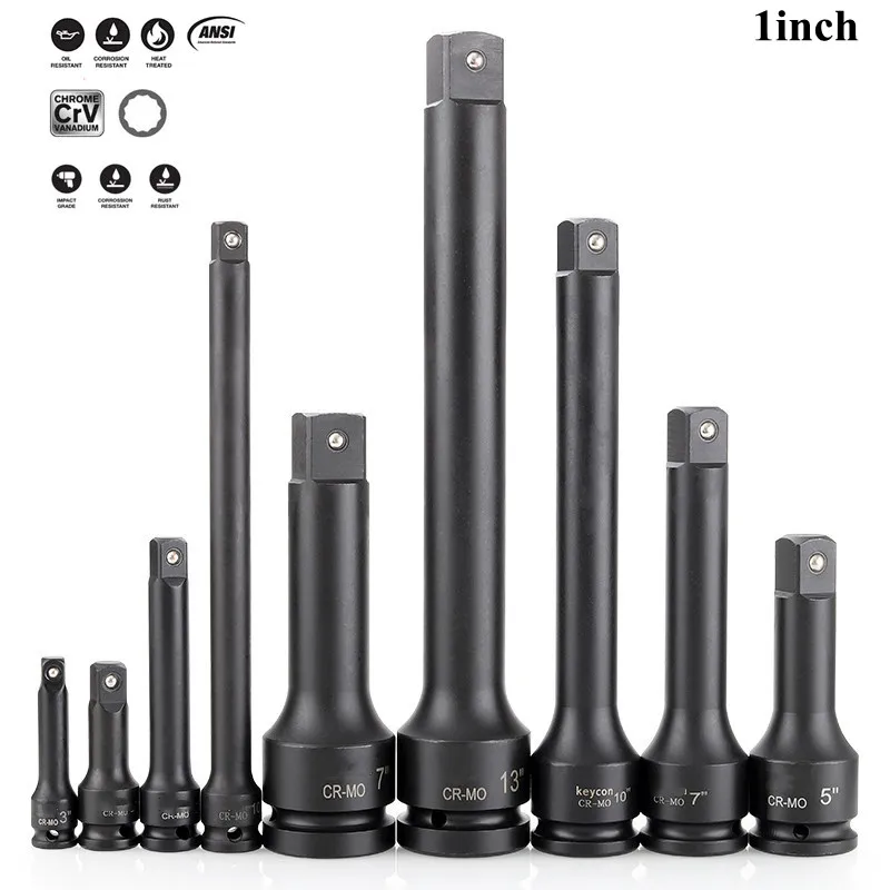 

1/4 3/8 1/2Inch Sleeve Connecting Rod Electric Wrench Pneumatic Extension Heavy Extension Rod Socket Set Repair Tools