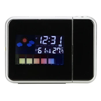 

New Digital Weather Projection Multi-function Alarm Clock