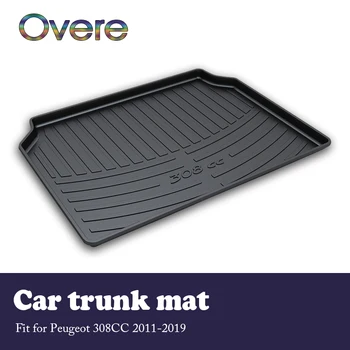 

Overe 1Set Car Cargo rear trunk mat For Peugeot 308CC 2011 2012 2013 2014 2015 2016 2017 2018 2019 Anti-slip mat Car accessories