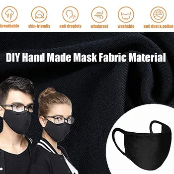 

Facemask Cotton Mouth Face Cover Diy mascarillas Topmask Face Cover Cloth Hand-made Safety Material Cotton Natural Fabric Soft