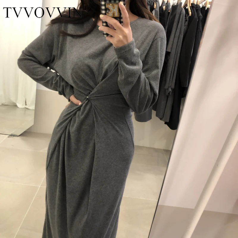 Tvvovvinin женское платье асимметричные хлопковые винтажные платья Асимметричные черные однотонные повседневные длинные летние платья женские V332