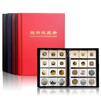 

120 Pocket Coin Album , Collection Book, Coins Cardboard Holder , Coin Collection Book, High Quality Storage Card, Kit Gril Case